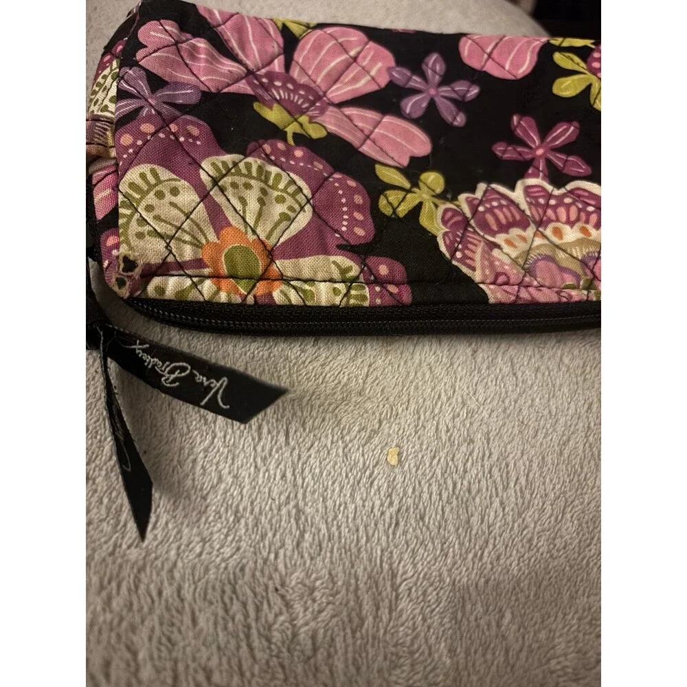 Vera Bradley Pirouette Large Quilted Cosmetic Makeup Bag Pouch